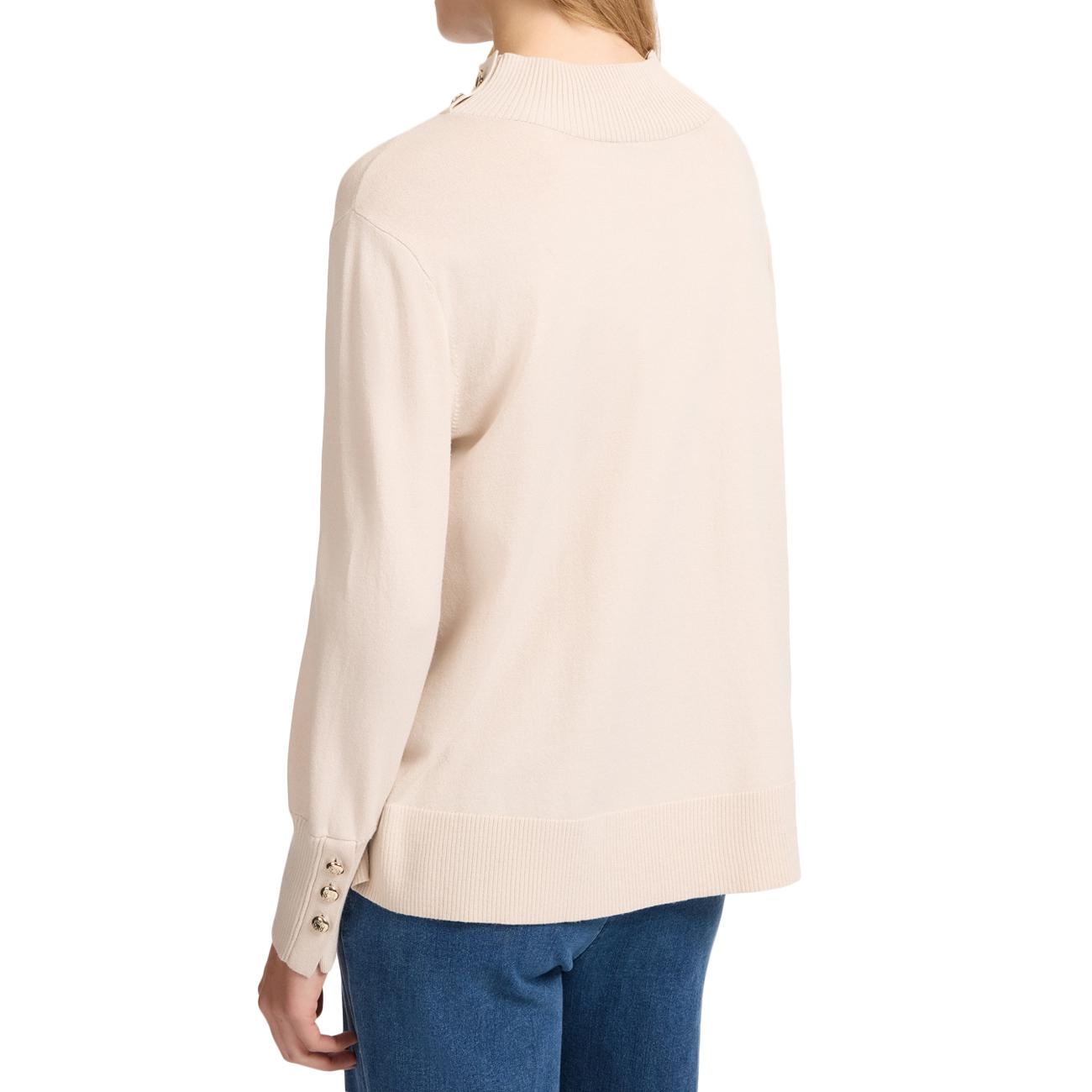 Lupetto Con Bottoni M456Z000586N 002 GESSO ELENA MIRO' 