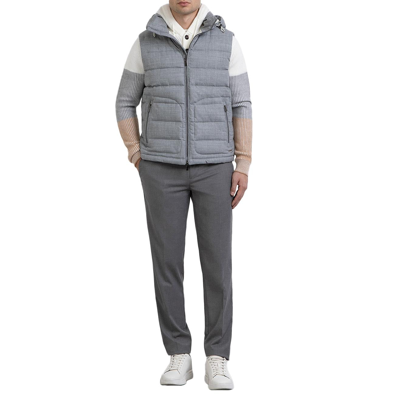 Smanicato In Lana MK9940042 GRIGIO MELANGE MARKUP 