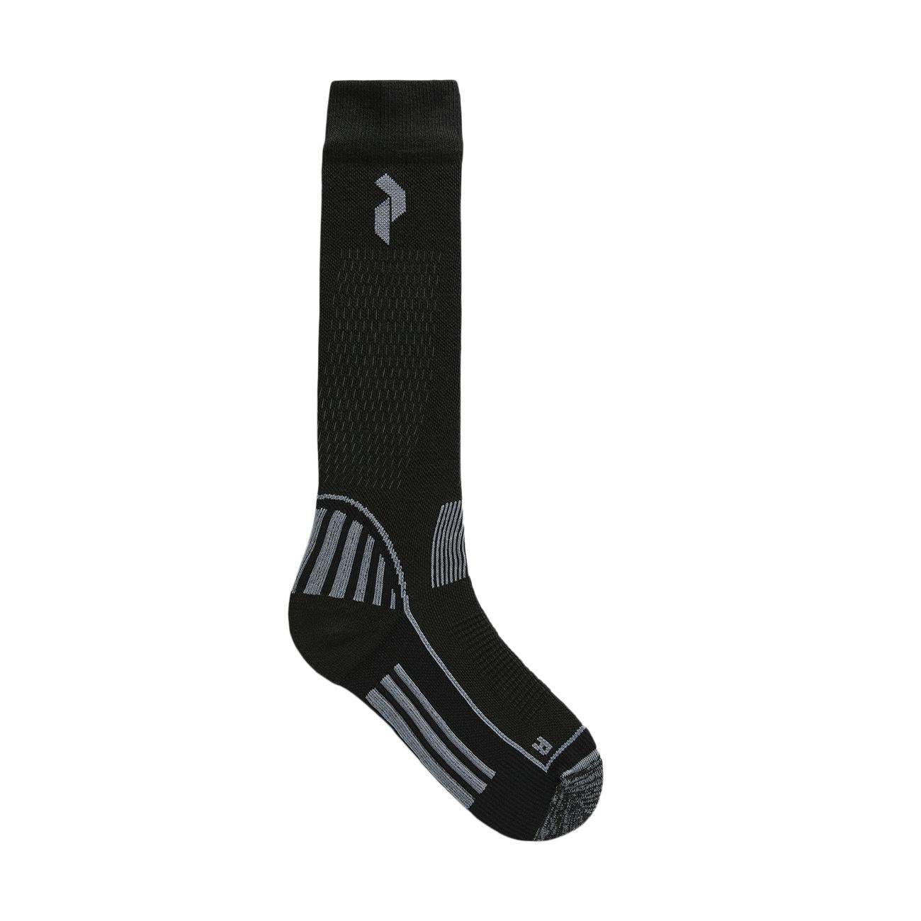 Calze Corte Da Sci Unisex Black Grey Melange G79990 020 BLACK/GREY MELANGE PEAK PERFORMANCE 
