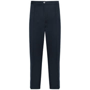 Pantaloni Dritti In Raso Stretch P010P000498N BLU NAVY ELENA MIRO' 