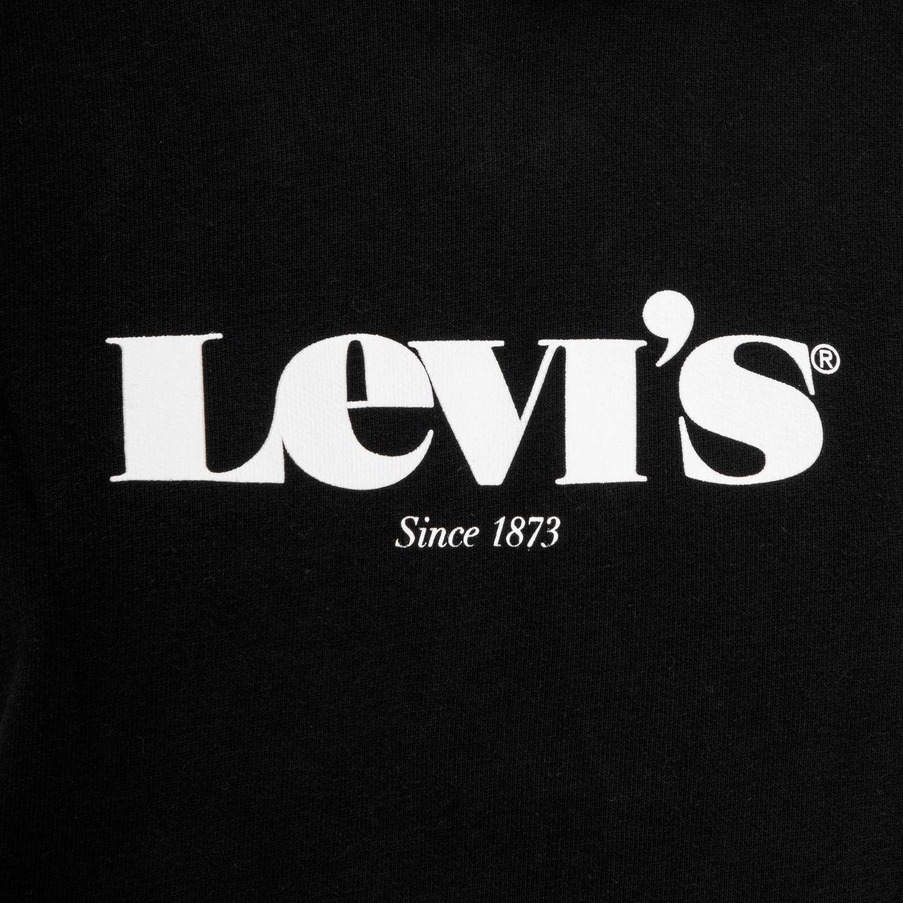 Standard Graphic Hoodie Donna Caviar LEVI/18487/0004 CAVIAR LEVIS 
