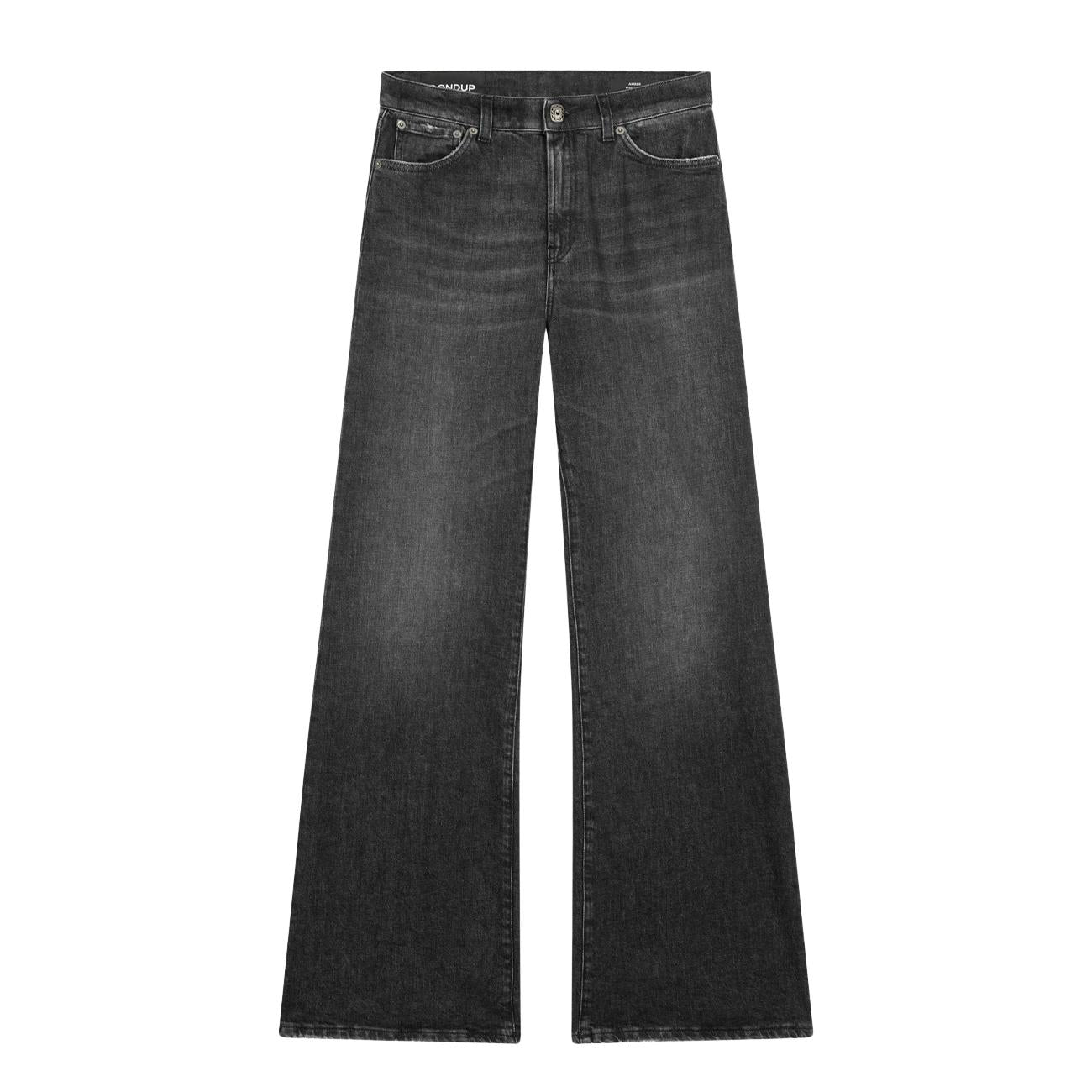 Jeans Amber A Zampa DP619 DS0215D HS9W 999 NERO DONDUP 