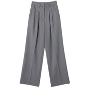 Pantalone Ampio Con Pinces W301ALICE690W721 930 GRIGIO CHIARO SKILLS MILANO 
