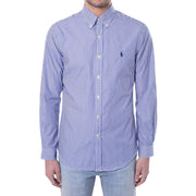 CAMICIA U B.DOWN SLIM COT. STR. RALPH LAUREN 710705269 009 ROY/BCO/BAST POLO RALPH LAUREN 