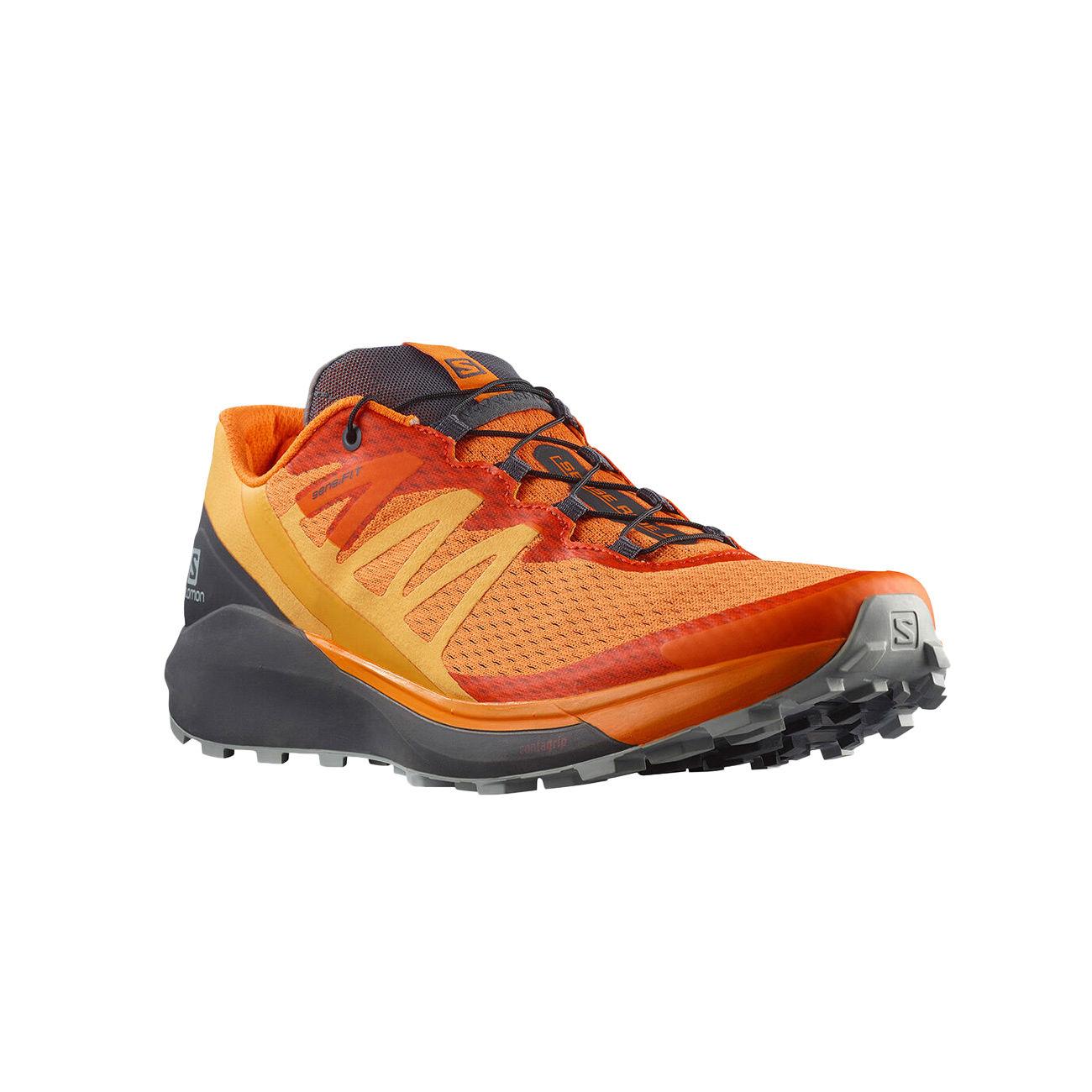 SNEAKER U. SENSE RIDE 4 SALOMON L41690700 VIBRANT ORANGE/EBONY/QUARRY SALOMON 