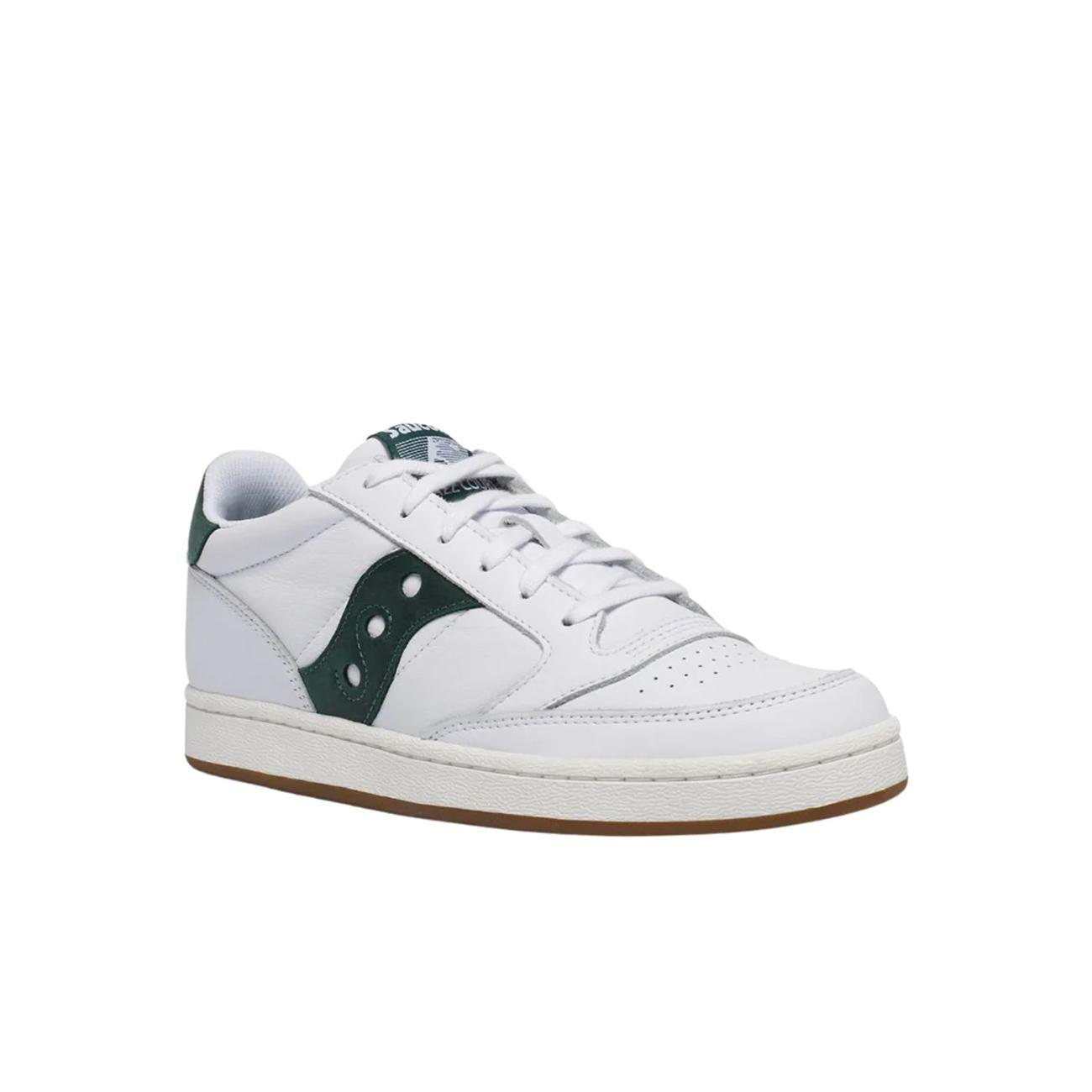 Scarpe Jazz Court Uomo White Green SAU/70555 8 WHITE/GREEN SAUCONY ORIGINALS 