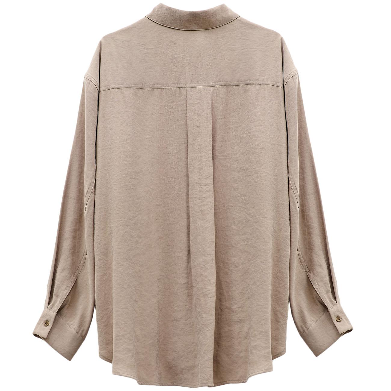 ELEH Camicia Oversize EFW250155 GRIGIO FANGO 