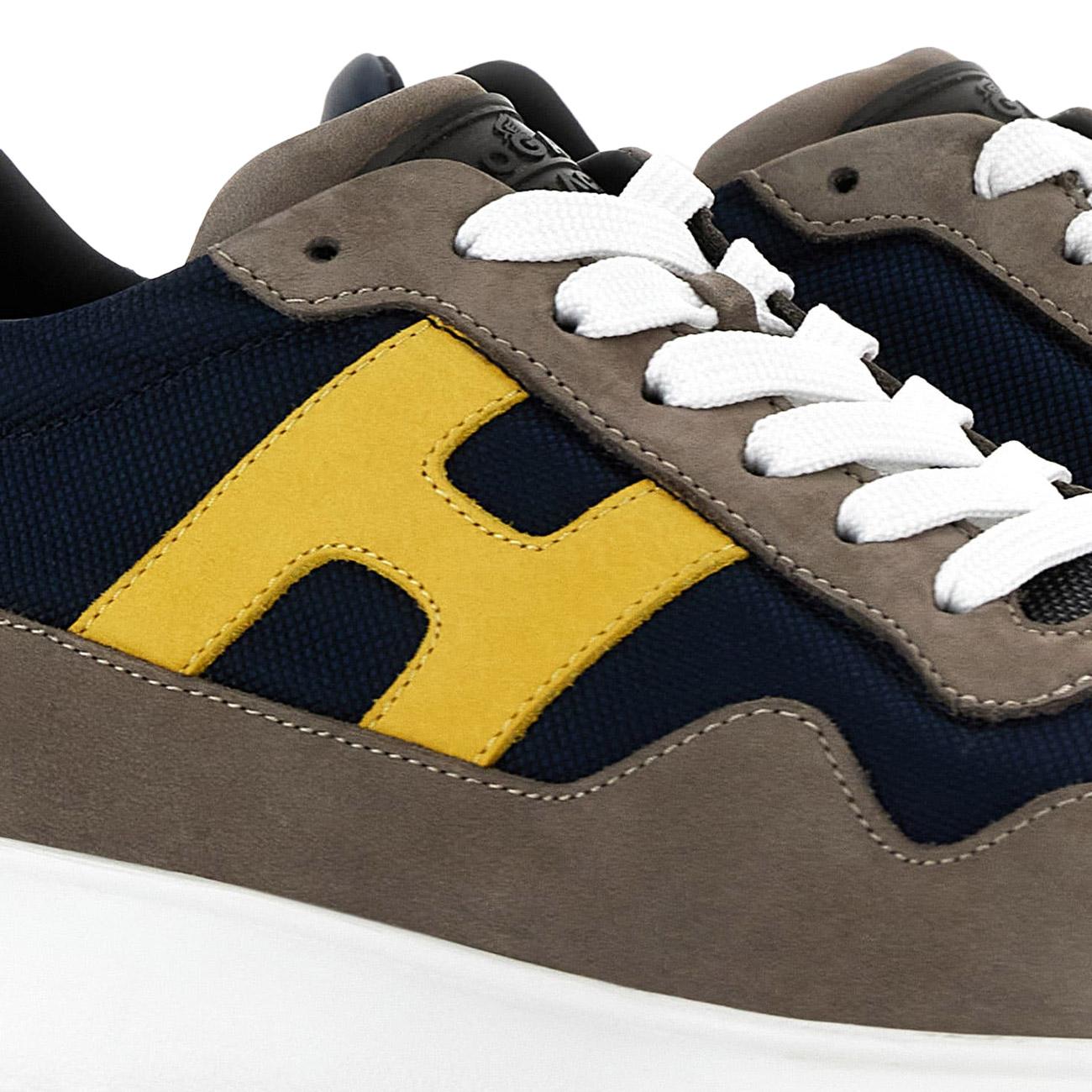 Sneakers Interactive3 Uomo Blu Giallo Grigio HXM3710AJ15S9I64F9 BLU/GIALLO/GRIGIO HOGAN 