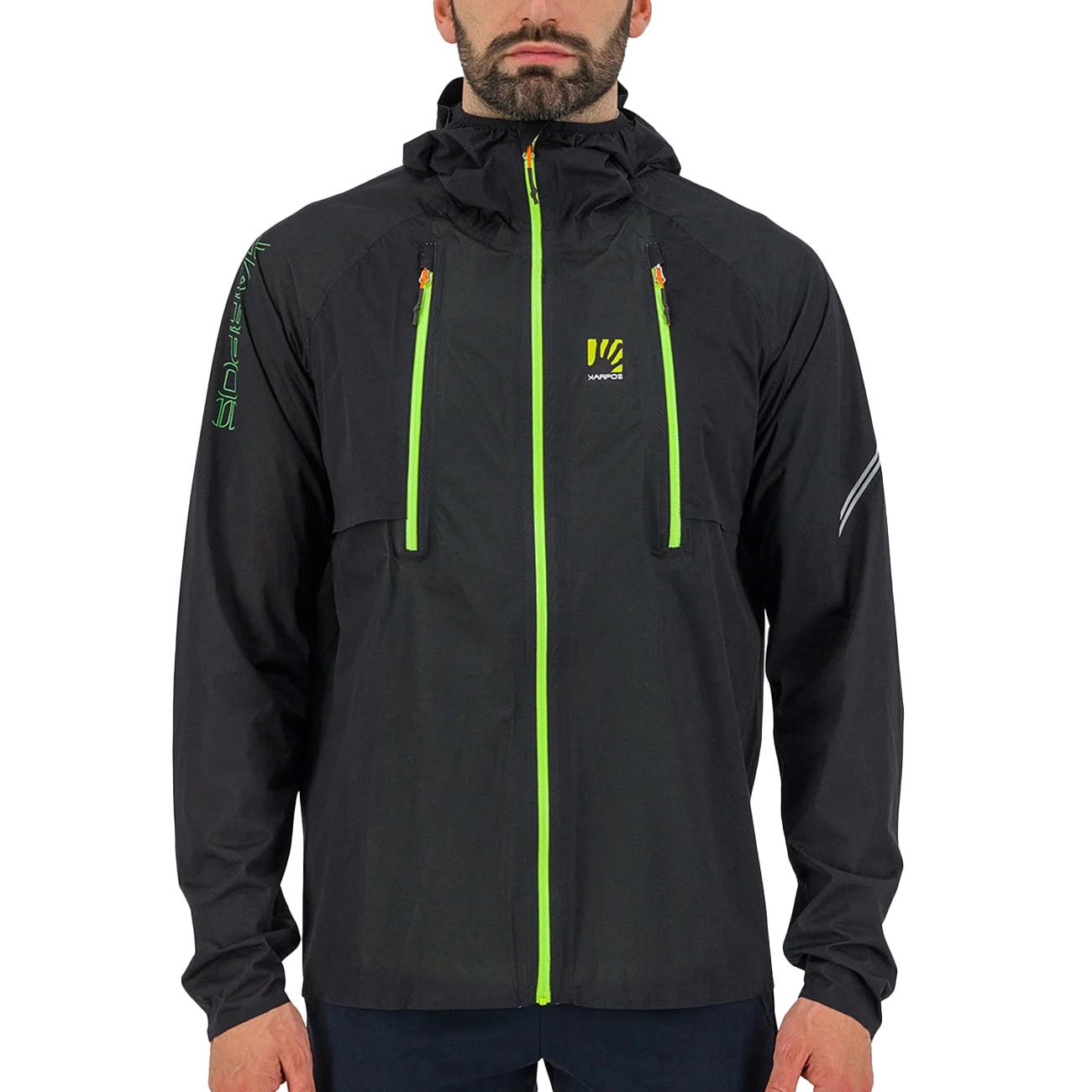 Giacca Lavaredo Uomo Black Green Fluo 2511001 081 BLACK/GREEN FLUO KARPOS 
