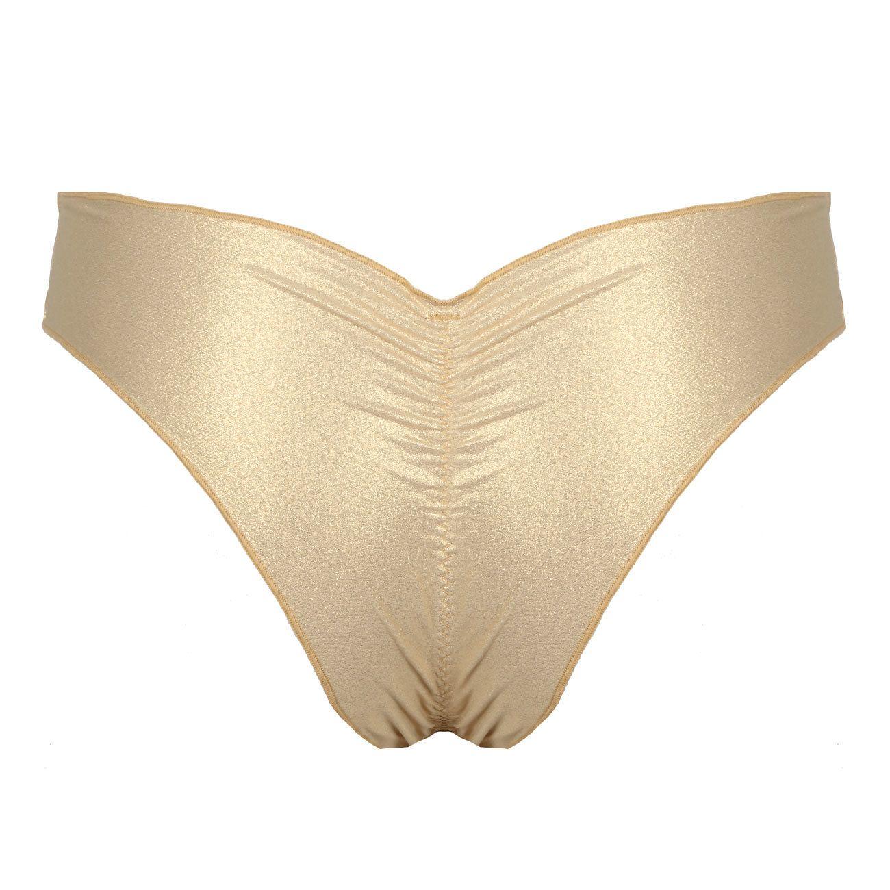 Brasiliana Con Rouches Sul Retro Donna Goldrush LULI/L176M94 316GOLDRUSH LULI FAMA 