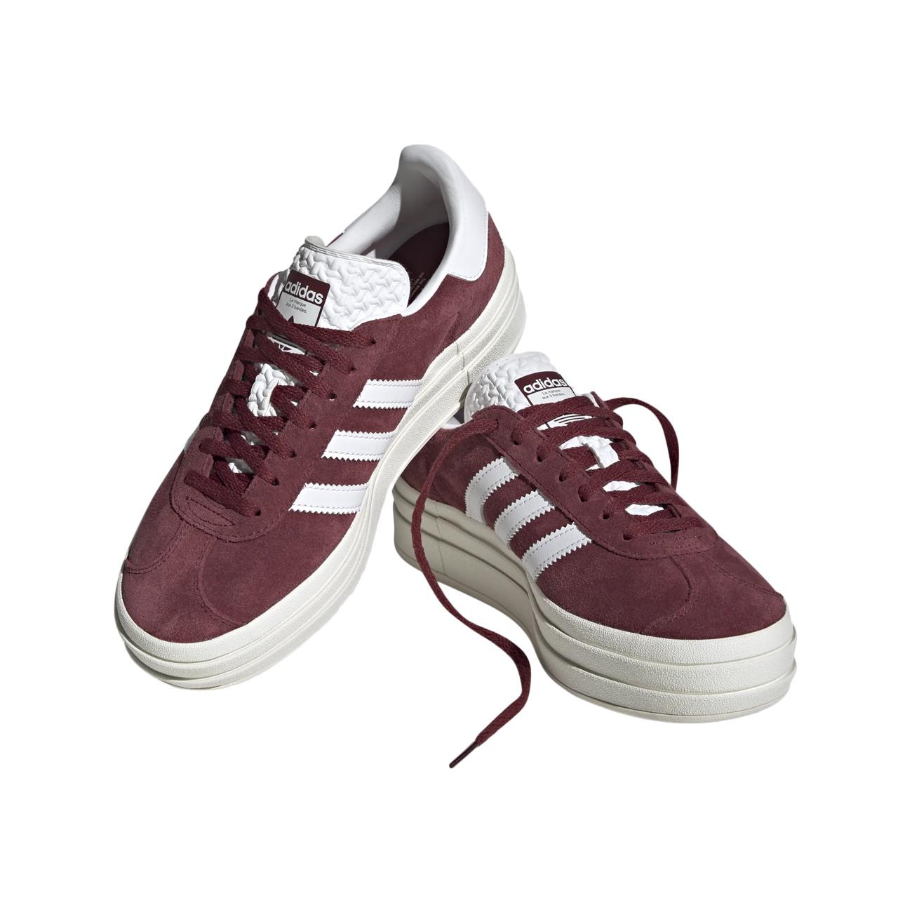 Sneakers Gazelle Bold Donna Shadow Red White HQ6892 SHARED/FTWWHT/CWHITE ADIDAS 