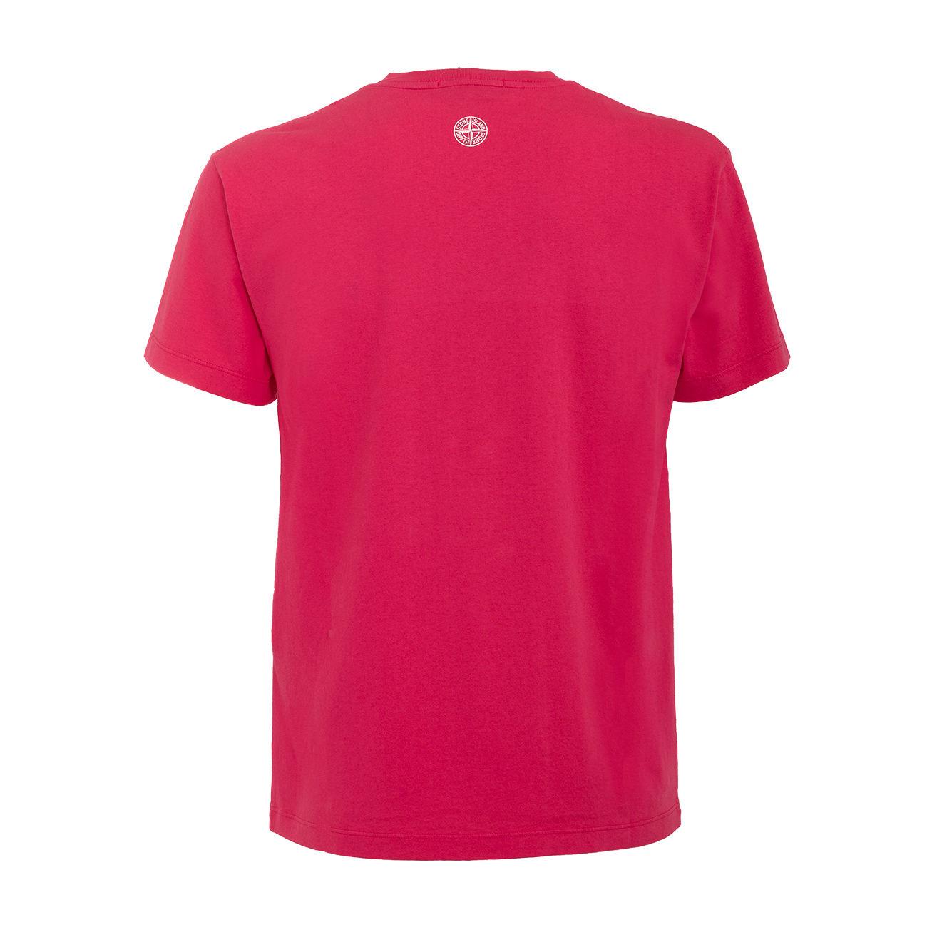 T-Shirt Tricromia One Uomo Fuxia ST/52NS92 V0087FUXIA STONE ISLAND 