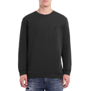 Felpa Girocollo Regular In Cotone UF641-KF0196-ZL4-DU-W25 999 NERO DONDUP 