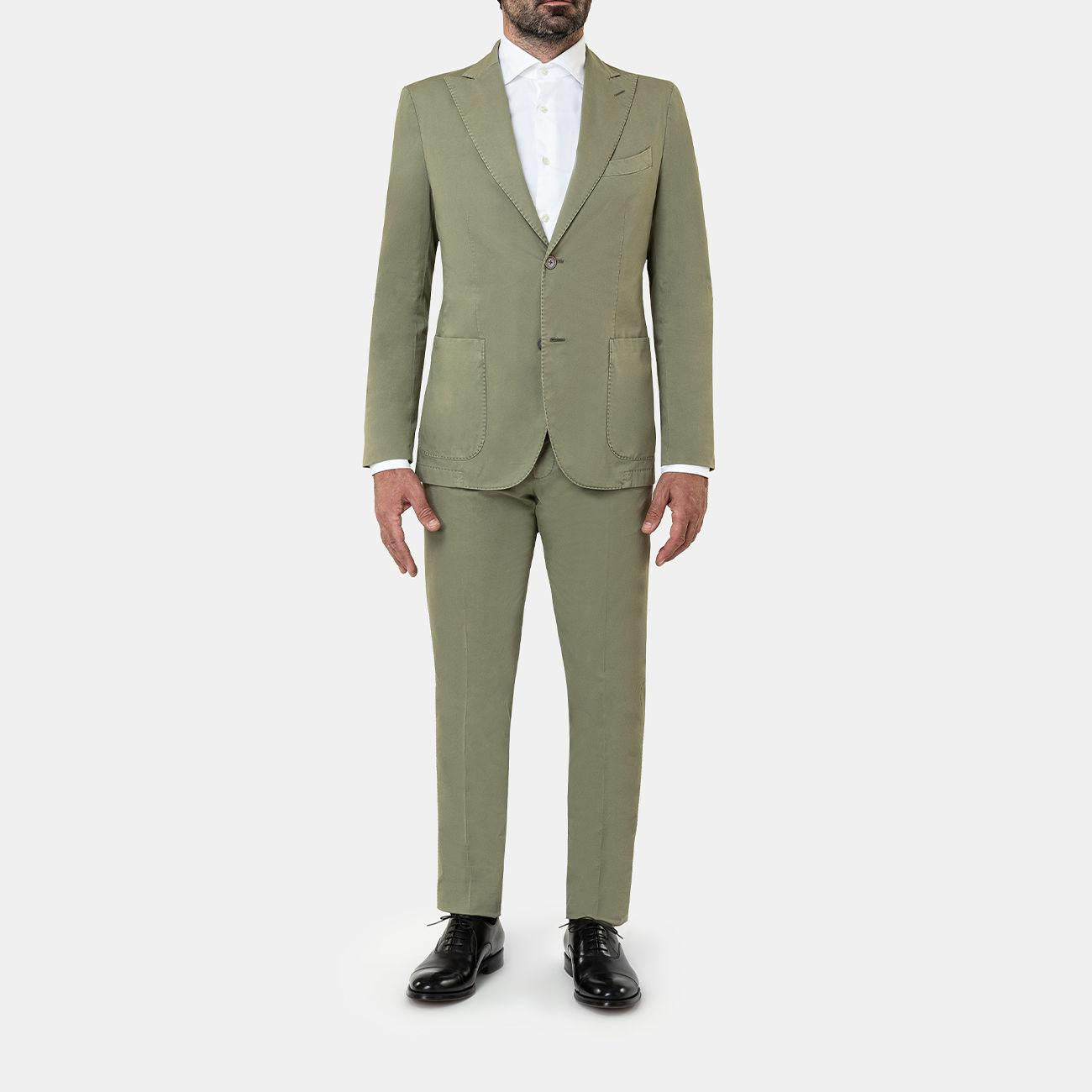 Abito In Cotone Twill Uomo Verde Salvia N63L2Q/BAP429 0841VERDESALVIA BOGLIOLI 