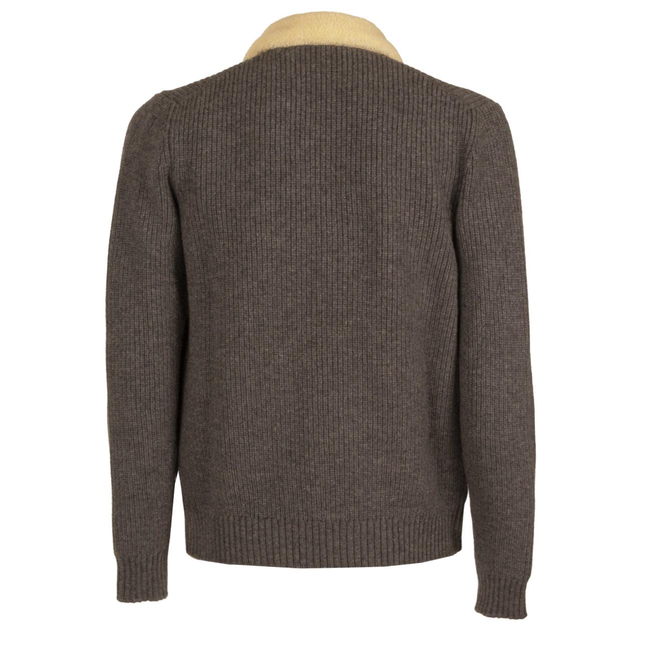 Blouson Con Inserti In Montone Uomo Grigio 13112/25015 093 GRIGIO LA FILERIA 