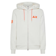 Felpa Con Cappuccio Uomo Bianco F43119 31 BIANCO SUN68 