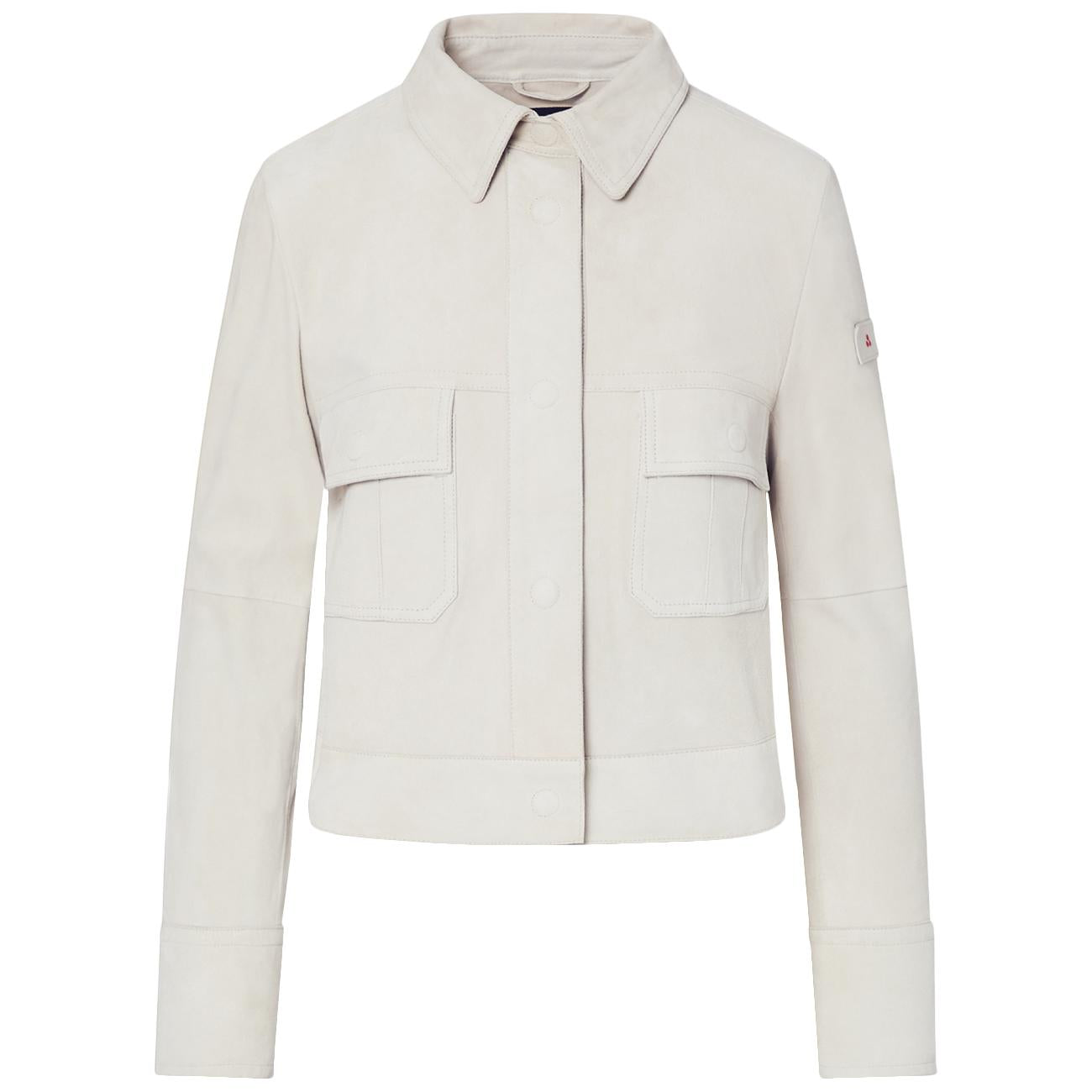 Camicia Era Sude 02 In Pelle Scamosciata PED5567 99012407 729 BEIGE PEUTEREY 