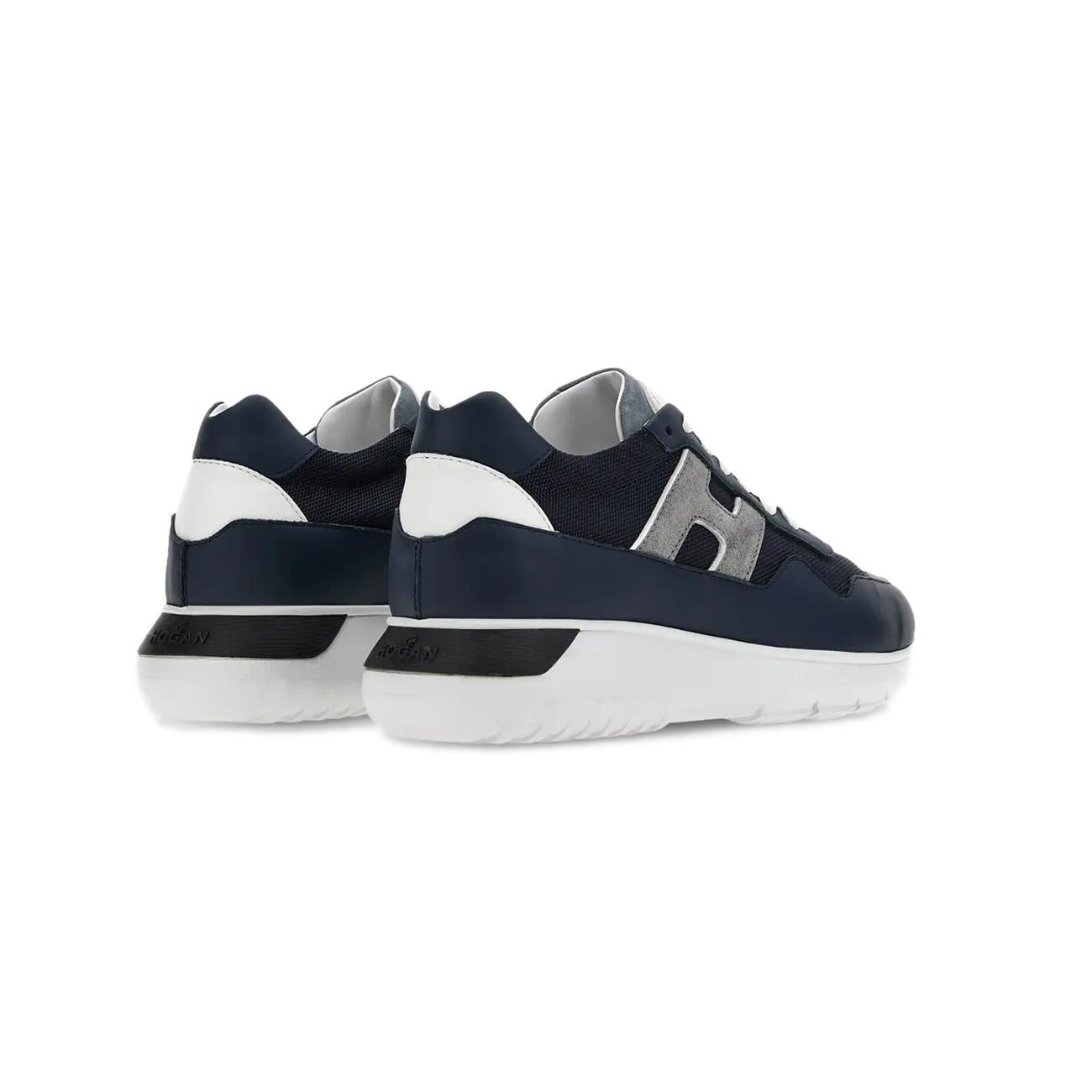 Sneakers Interactive3 Allac Uomo Blu Grigio Bianco HXM3710EG30QEW543J BLU HOGAN 