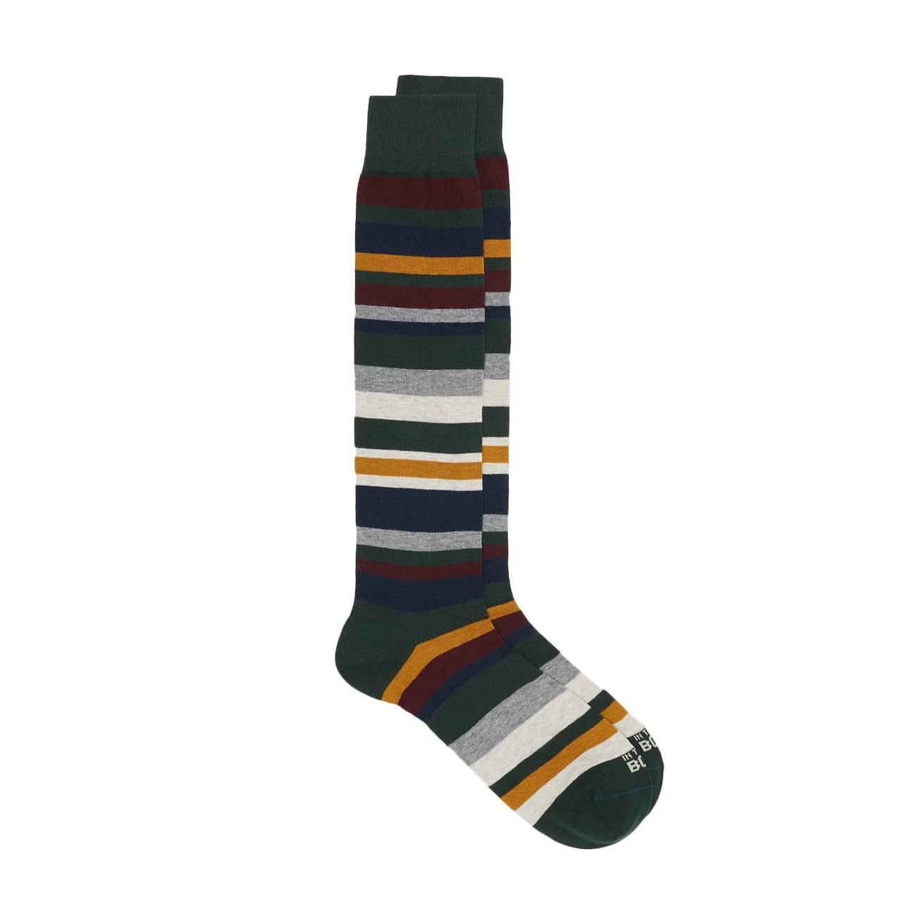 Calze Lunghe Stripes Multicolor Unisex Verde Multicolor FW230034 206 VERDE/MULTICOLOR SOX IN THE BOX 