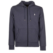 Felpa Con Zip E Cappuccio Uomo Derby Blue Heather 710881517 016 DERBY BLUE HEATHER POLO RALPH LAUREN 