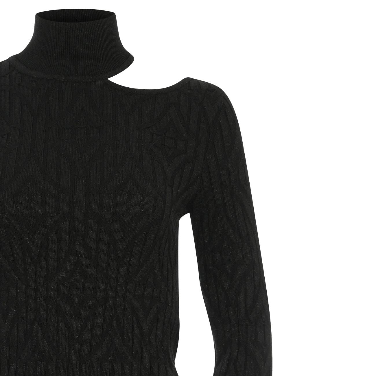 Lupetto A Costine MGKD11035 NERO AKEP 