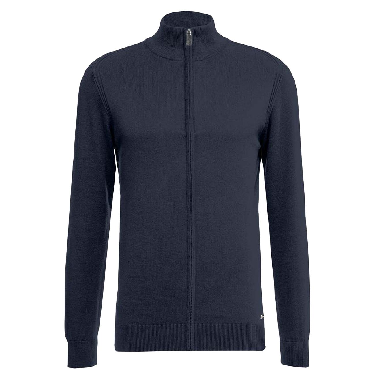 Felpa Con Zip Tinto Capo MK890013 BLUE MARKUP 