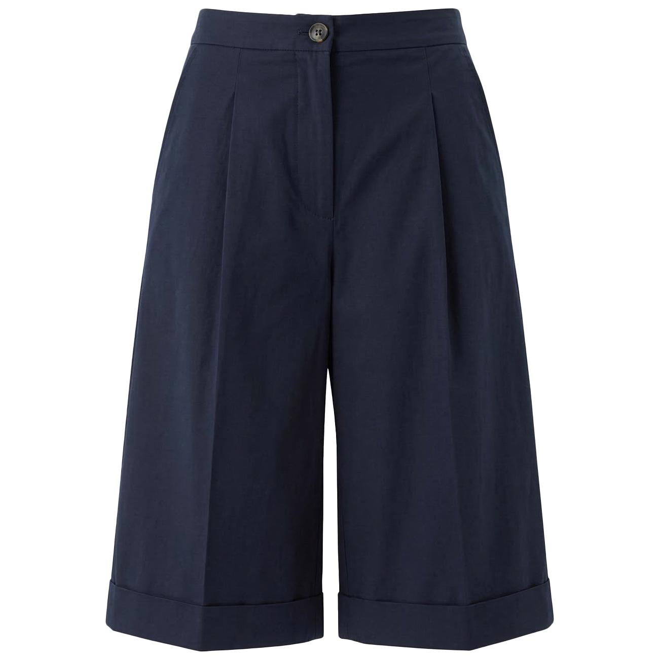 Pantaloncini Corti In Misto Cotone P097P000444N BLU NAVY ELENA MIRO' 