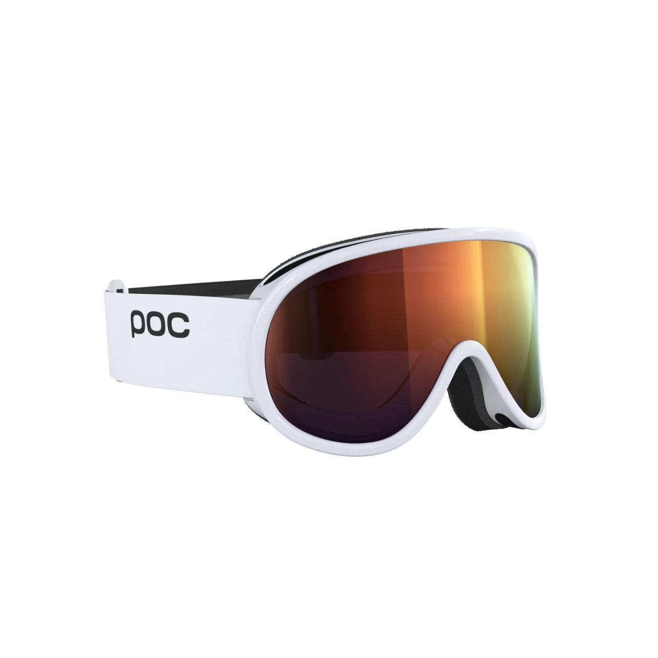 Maschera Da Sci Retina Mid Unisex Hydrogen White Partly Sunny Orange 40872 HYDROGEN WHITE/PARTLY SUNNY O POC 