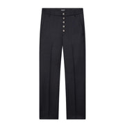 Pantaloni Nima In Lana DP576 WF0178D XXX 890 BLU/BLACK DONDUP 
