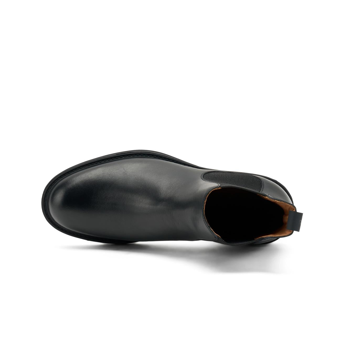 Stivaletti Chelsea In Pelle Uomo Nero 73N3 NERO FRAU 