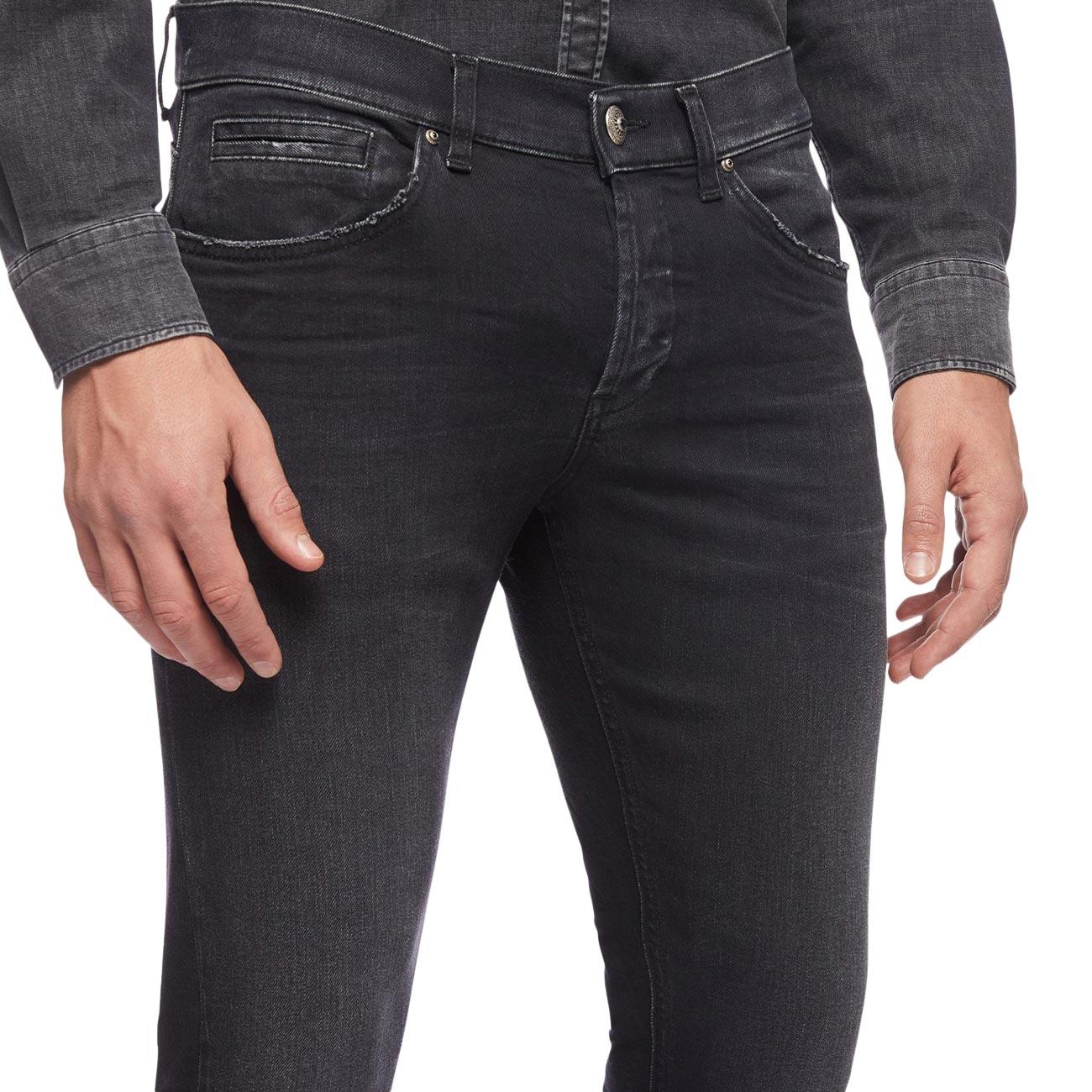 Pantalone George UP232 DSE315U GI7 999 NERO DONDUP 