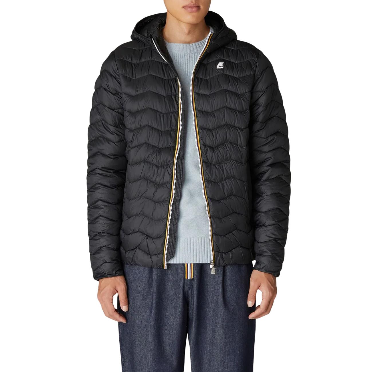 Giubbotto Jack Eco Warm Onde Uomo Usy Nero K6121HW USY NERO K-WAY 