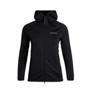 Felpa D. C/Capp. F.Zip Chill Light Peak Performance G77229 040 BLACK PEAK PERFORMANCE 