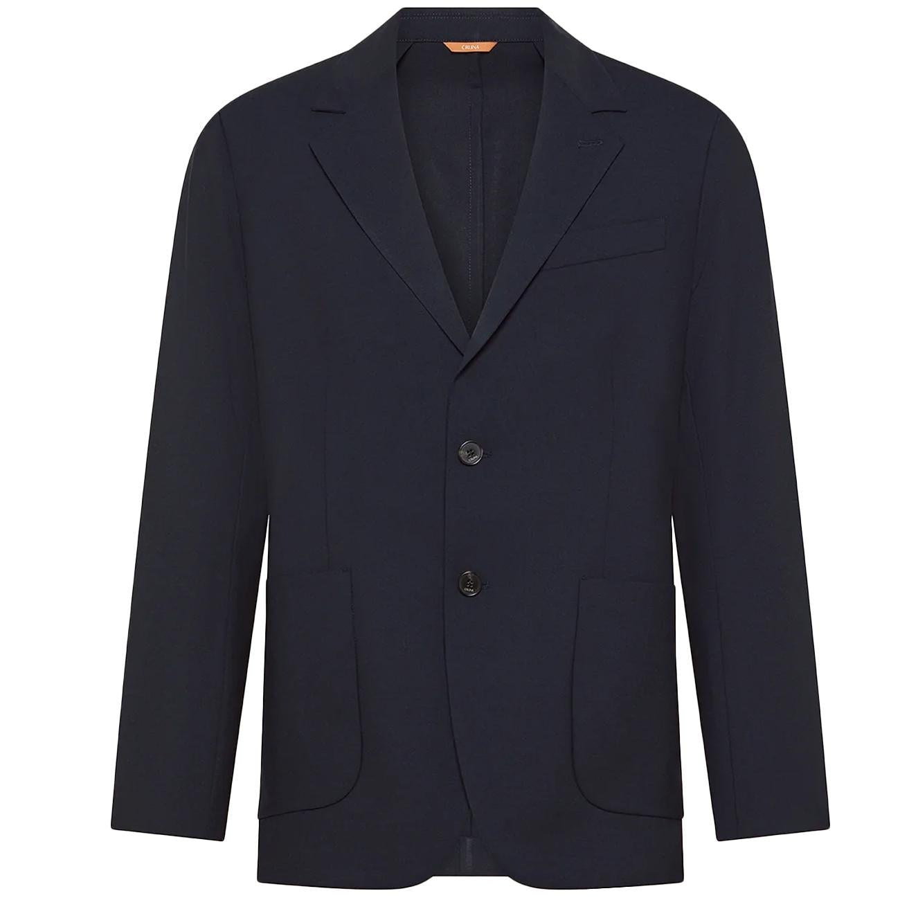 Blazer Monopetto Con Tasche In Tela Di Lana TRIBECA1714 511 NOTTE CRUNA 