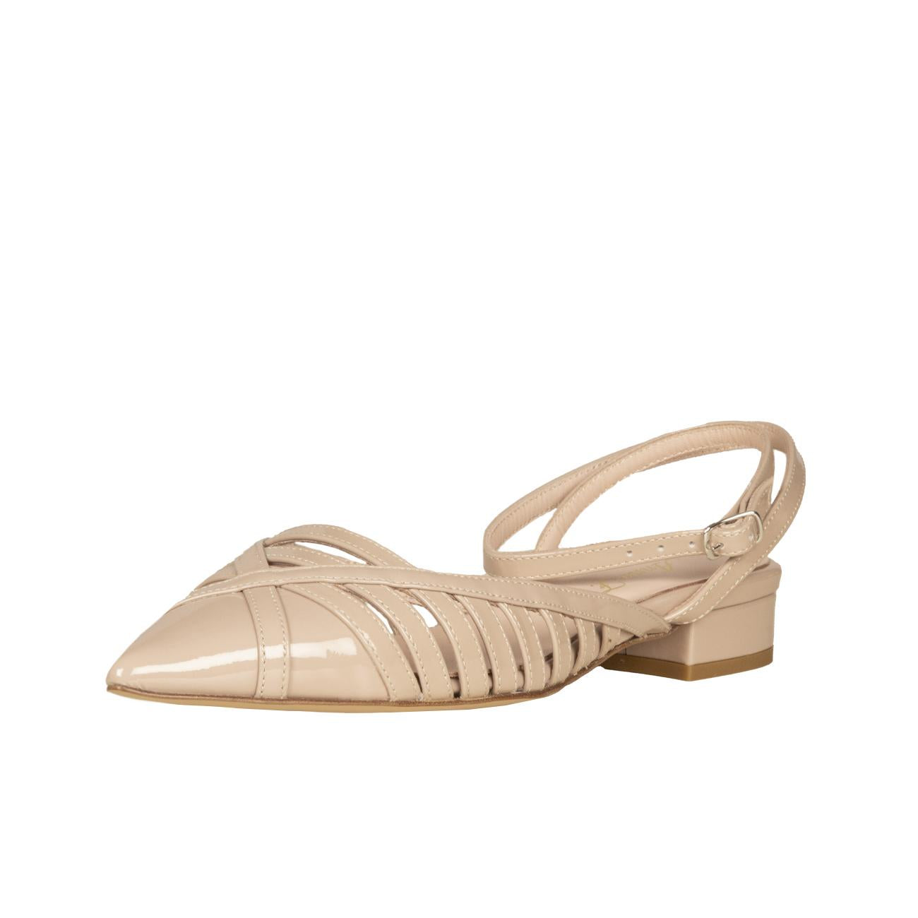 Slingback Con Listelle Donna Beige 1727 BEIGE ANNA F. 