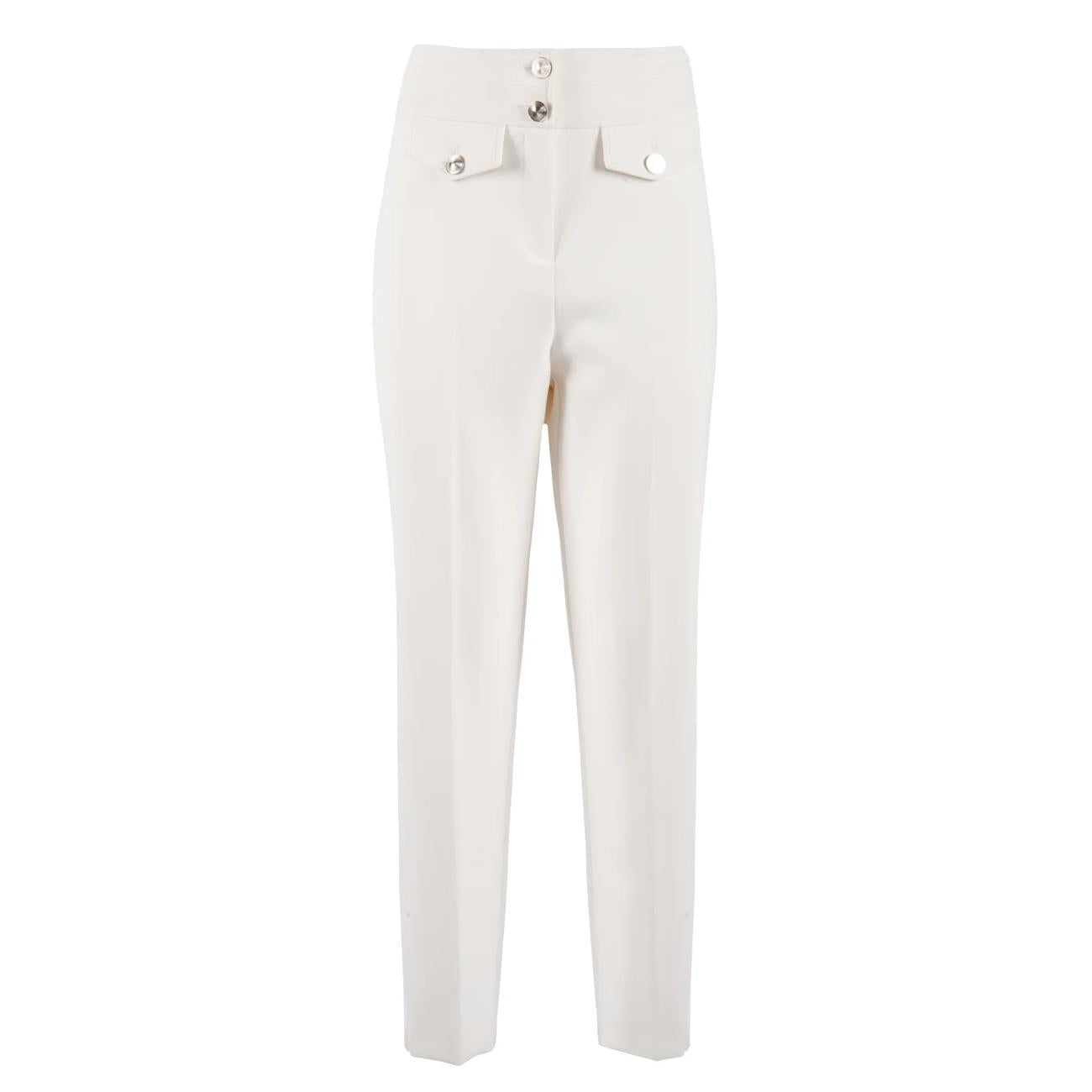 Pantaloni Emma Donna Bianco 37BB-EMMA 0001 BIANCO NENETTE 