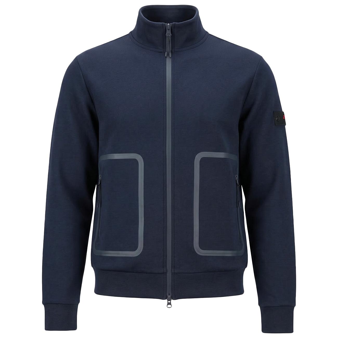 Felpa Scott Full Zip PEU5802 99012177 215 BLU PEUTEREY 