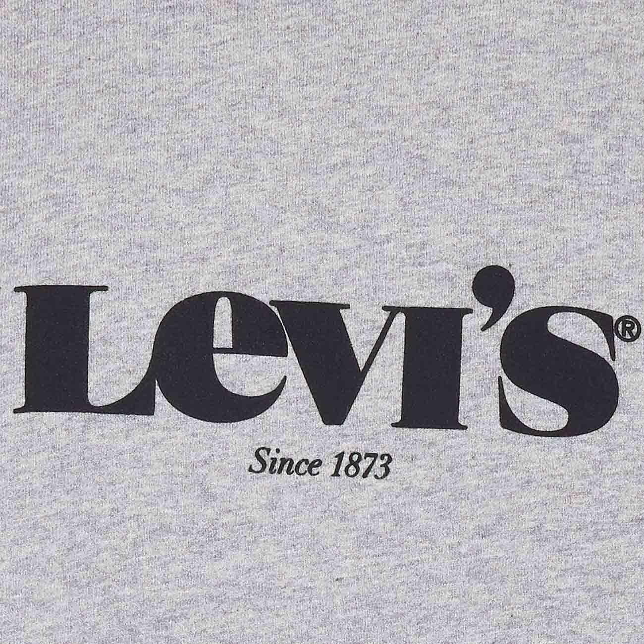 Felpa Relaxed Graphic Uomo Light Grey Melange LEVI/38479/0040 LIGHTGREYMELANGE LEVIS 