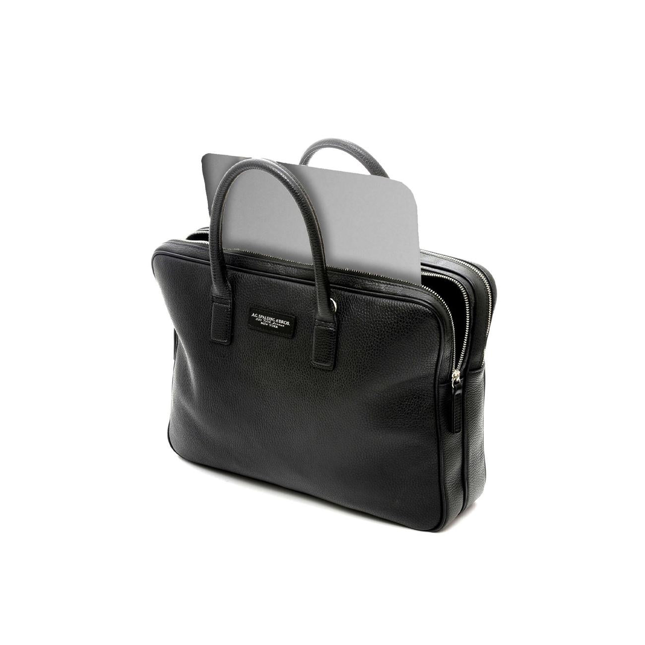 Cartella Urban 2 Zip Uomo Nero 309346U 900 NERO A.G. SPALDING&BROS 