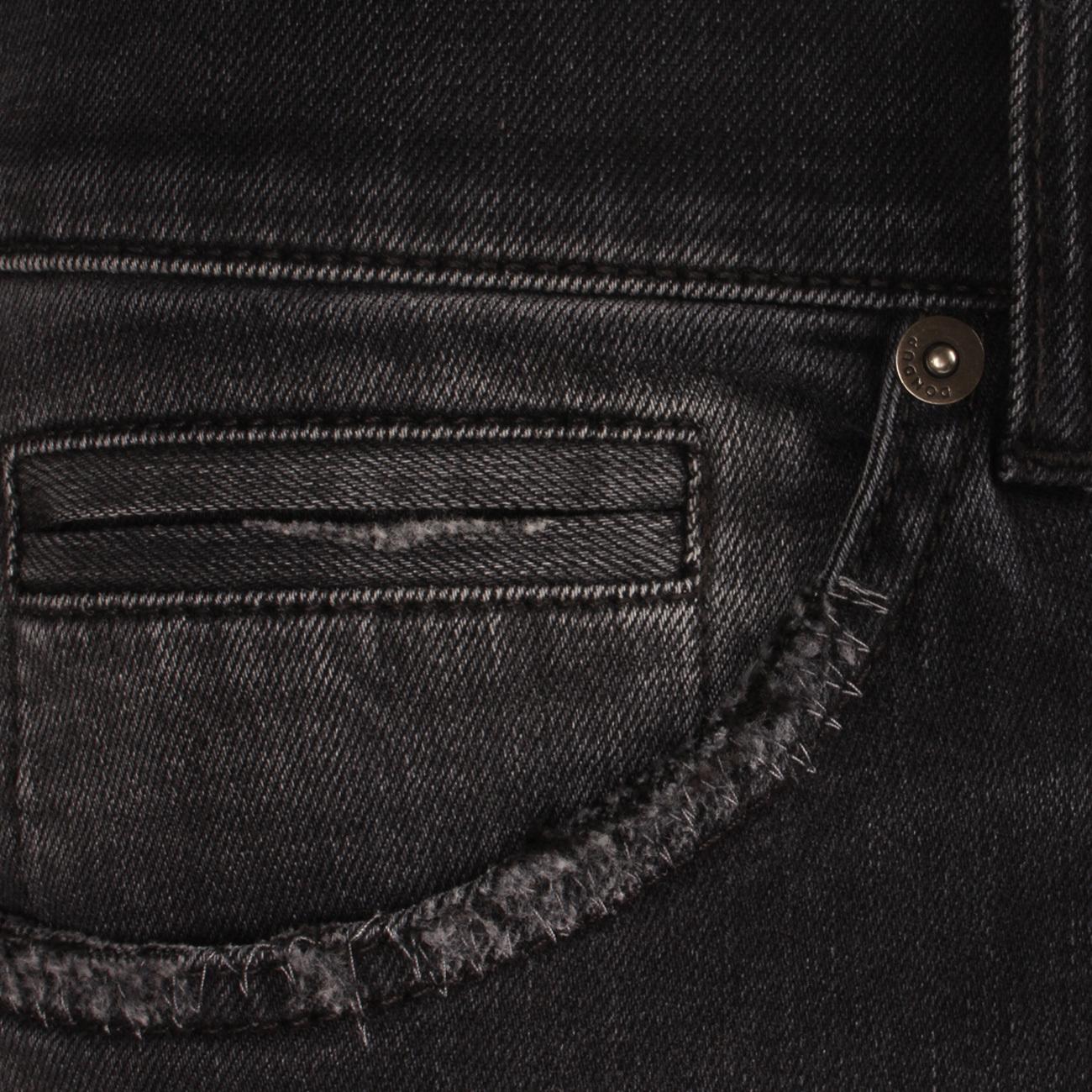 Jeans George Con Rammendi UP232 DSE249U DI8 999 NERO DONDUP 