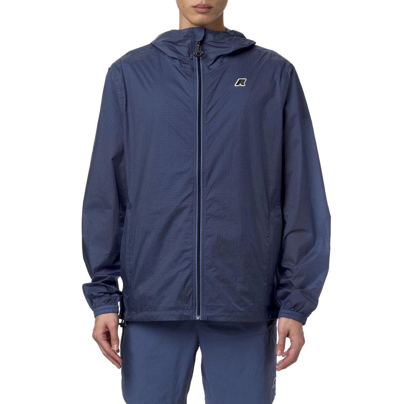 Giubbotto Cleon Uomo Blue Fiord Ripstop K7117WW AI5 BLUE FIORD RIPSTOP K-WAY 
