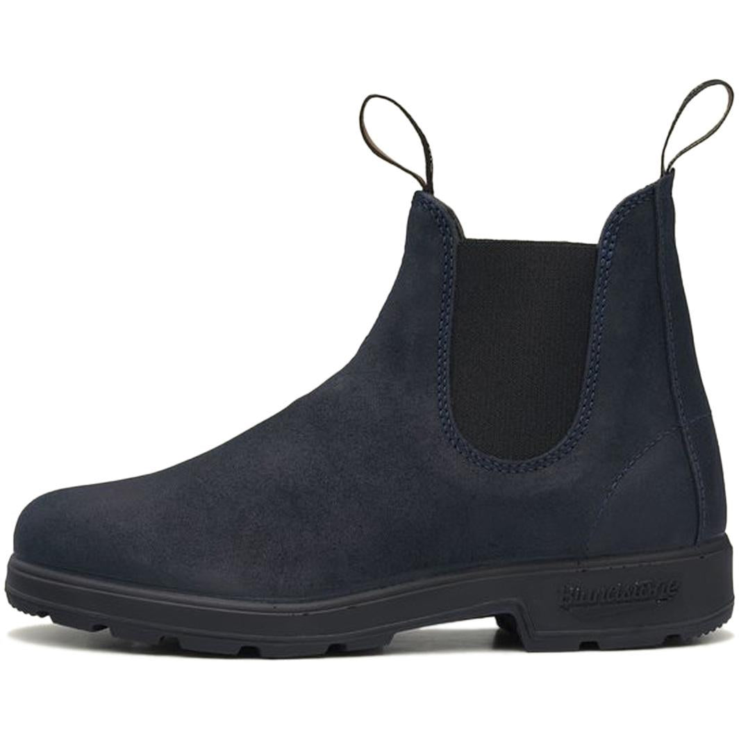 STIVALETTO U. CHELSEA IN PELLE SCAMOSCIATA BLUNSDTONE 222M1912 1912 NAVY WAXED BLUNDSTONE FOOTWEAR 