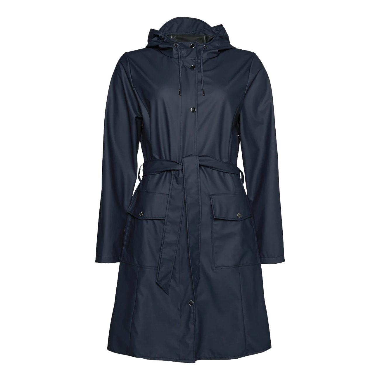 Trench Curve Slim Con Cintura Unisex Navy 18130 NAVNAVY RAINS 