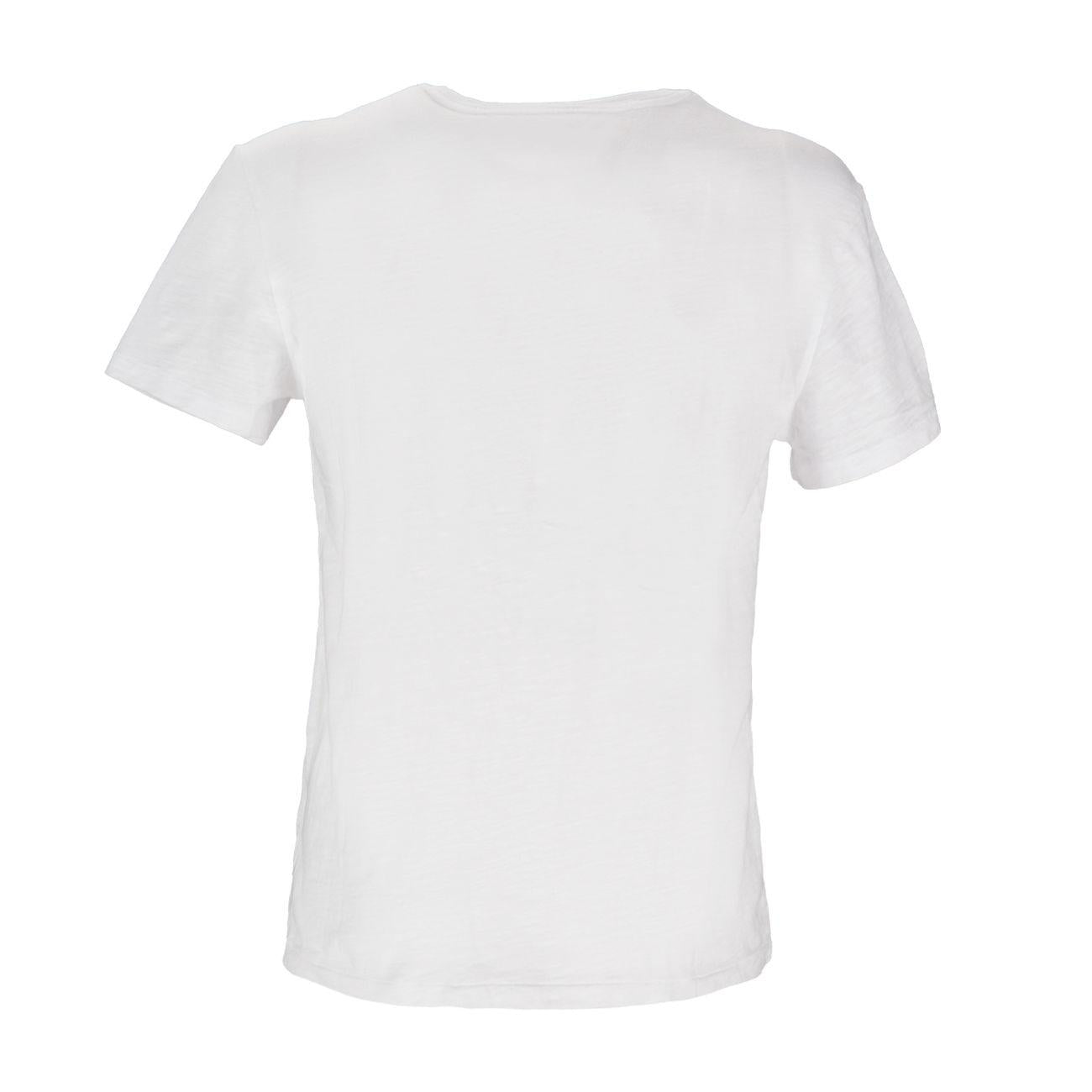 T-Shirt Delave' Custom Slim Con Taschino Uomo White 710795137 001 WHITE POLO RALPH LAUREN 