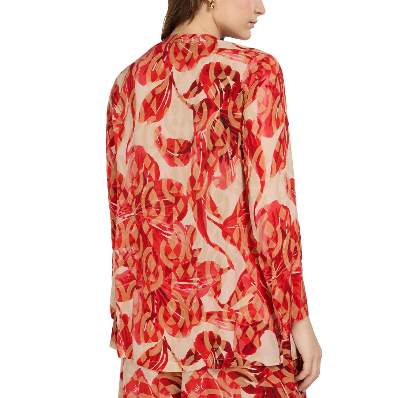 Blusa Lunga Stampata 2169P000215N 041 CORALLO ELENA MIRO' 