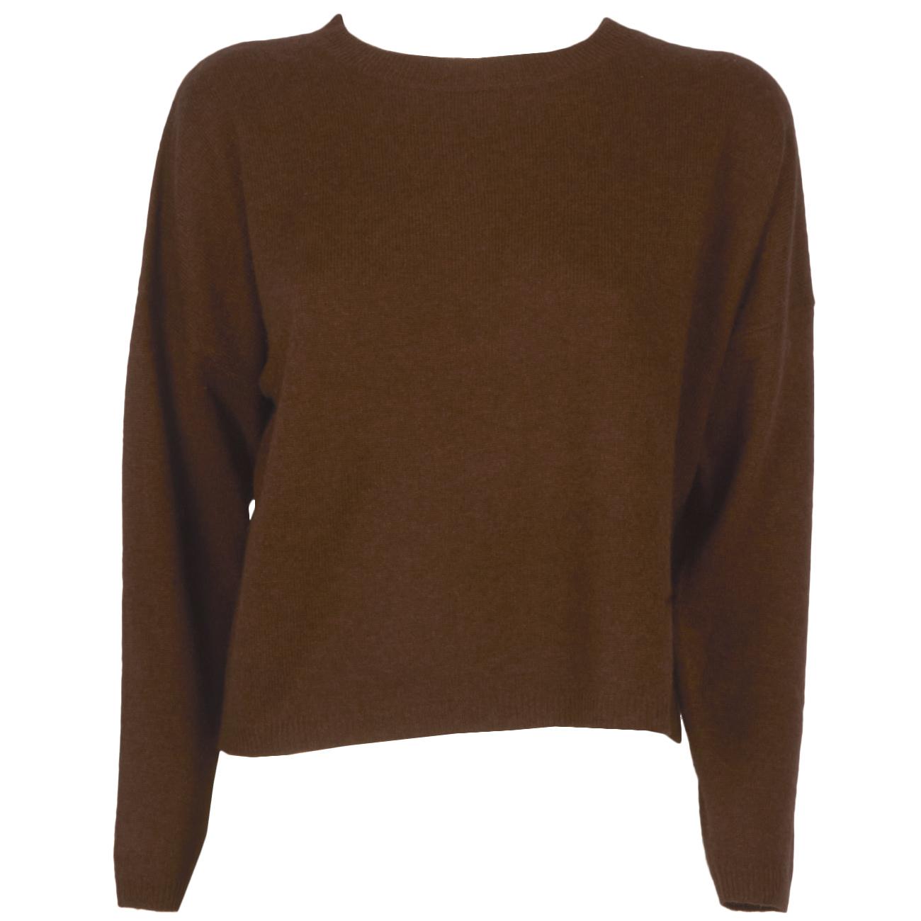 Pullover Round Kaira ACF202024C BROWNIE ABSOLUT CASHMERE 