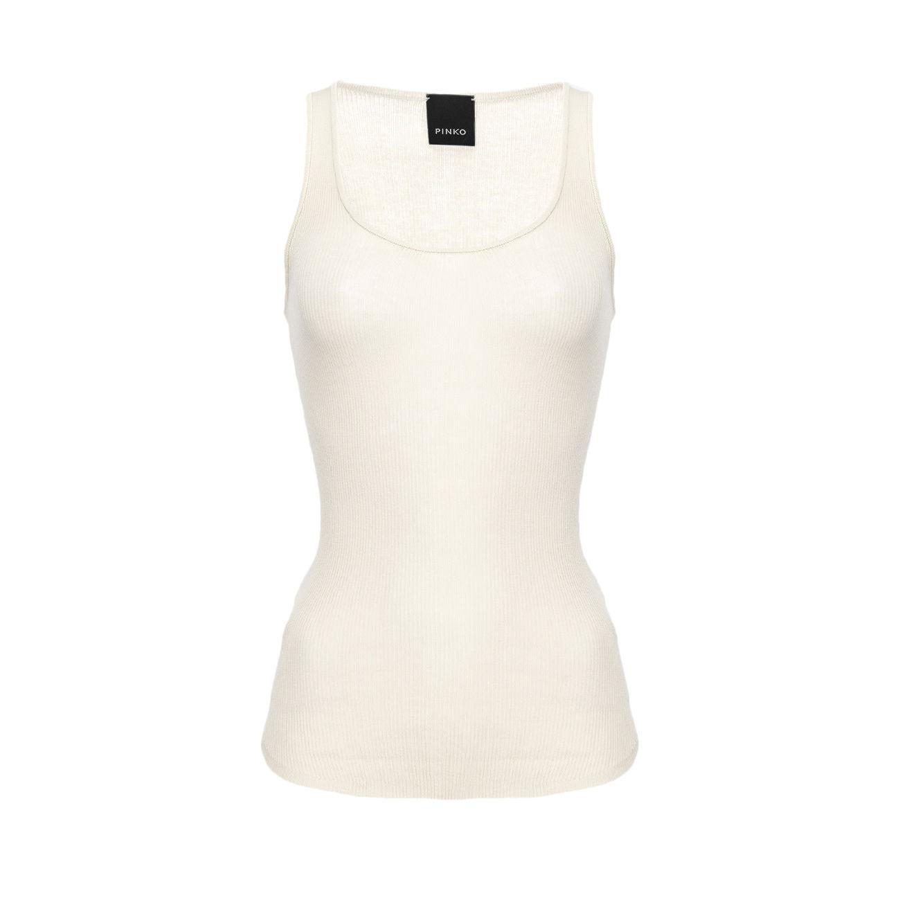 Canotta A Costina Donna Beige 1G16Z0Y81W C03 BEIGE PINKO 