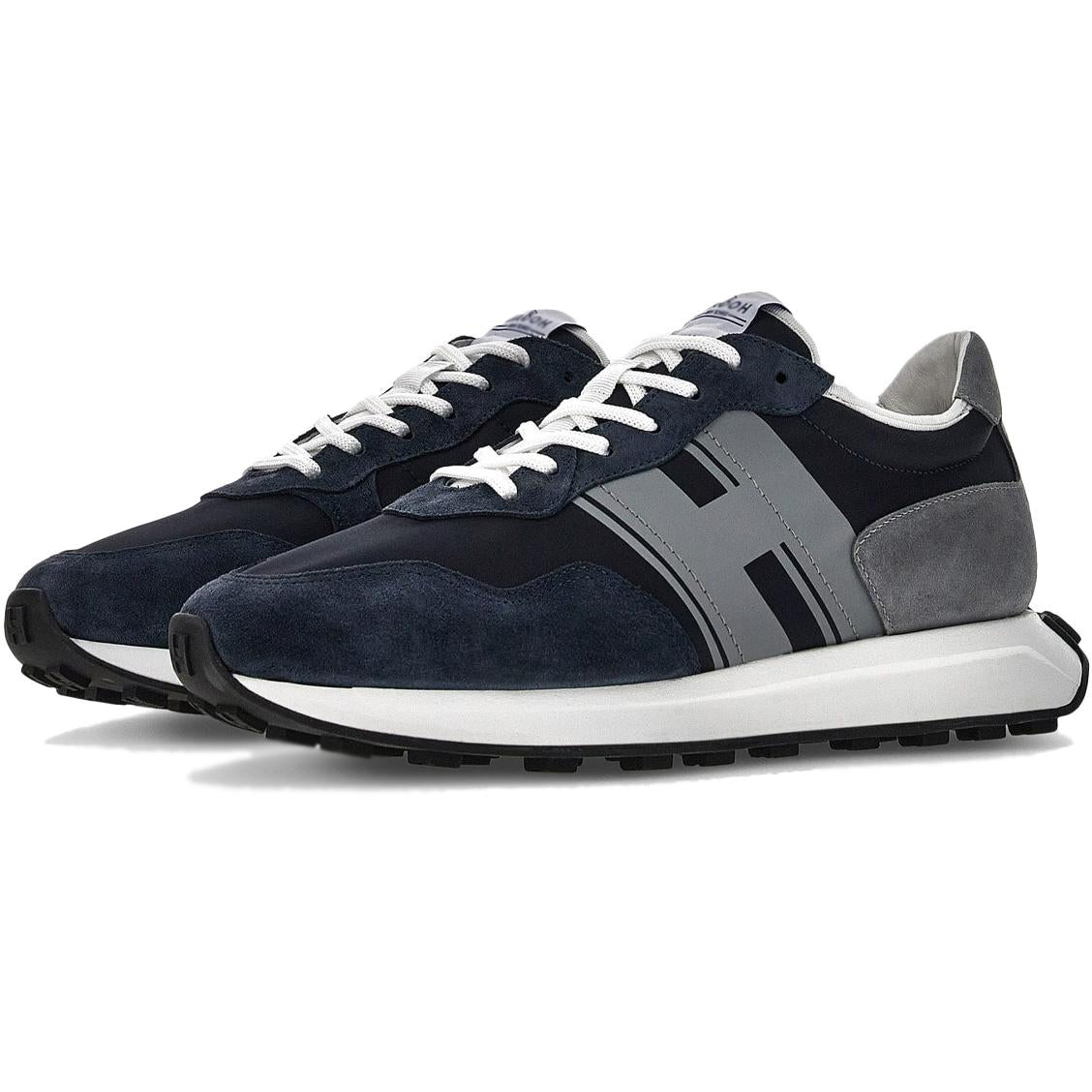 HOGAN Sneakers H601 Allacciato Uomo Blu Tuareg HXM6010EG01N3K836R BLU TUAREG 