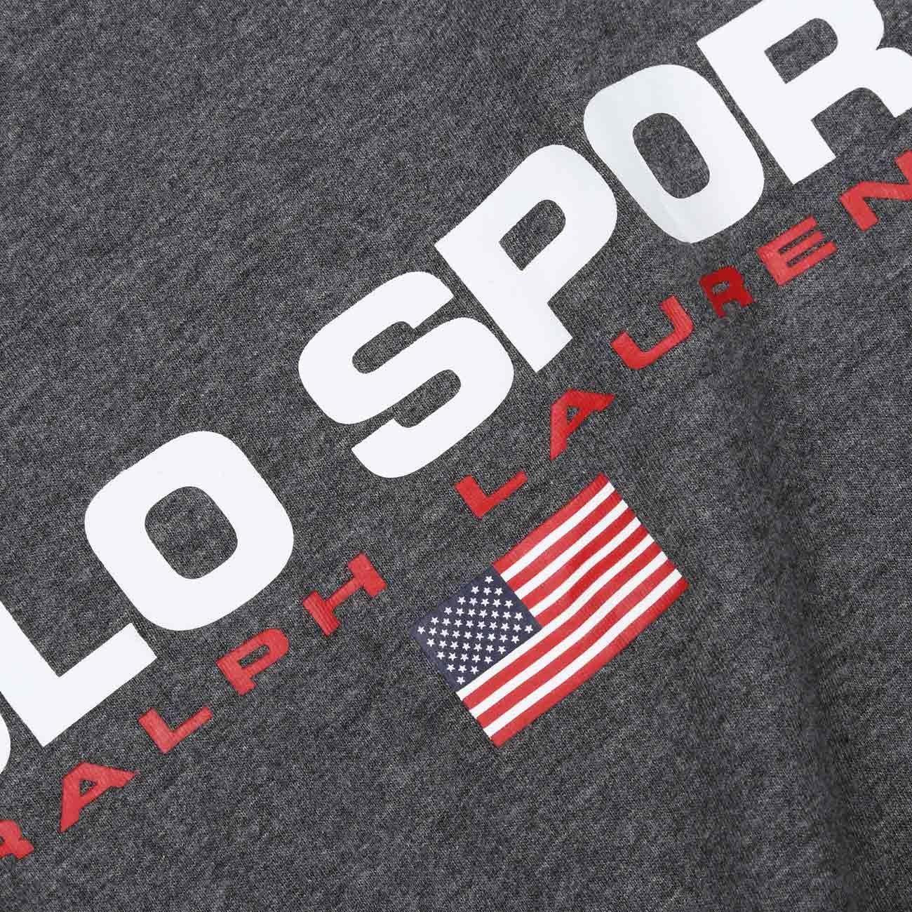 T-Shirt Mezza Manica Con Stampa Logo Bambino Grigio 323795487 009 GRIGIO POLO RALPH LAUREN 