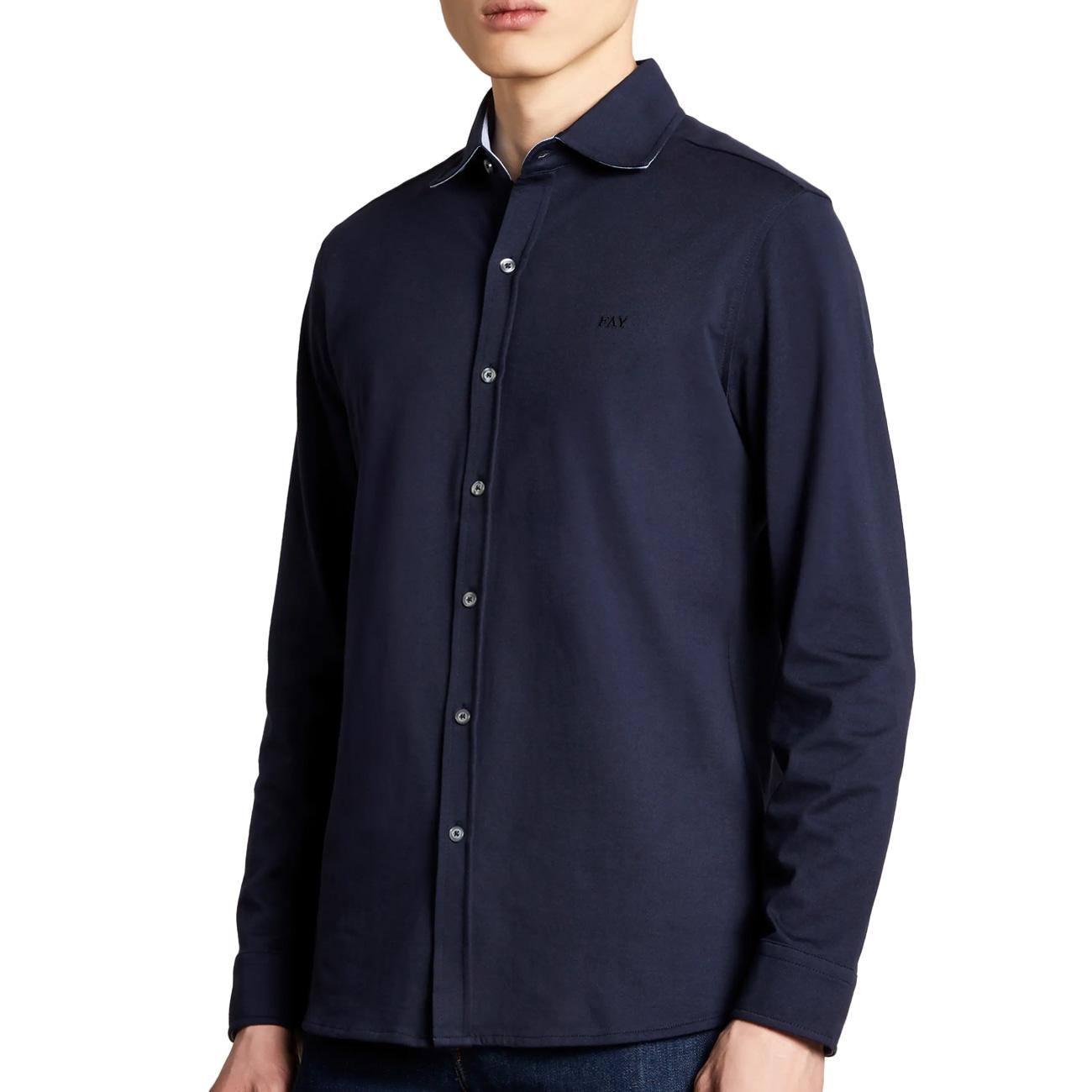 Camicia In Jersey Uomo Biro NRMA3481540VYPU806 BIRO FAY 